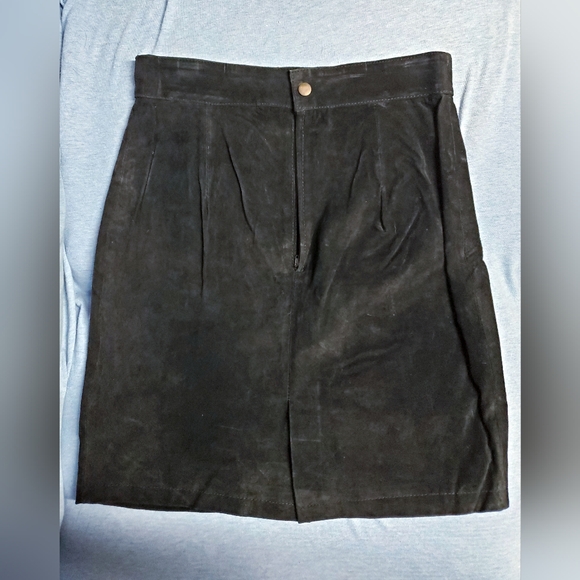 Ladies Genuine Suede Leather SKIRT, size 10 - Picture 2 of 6